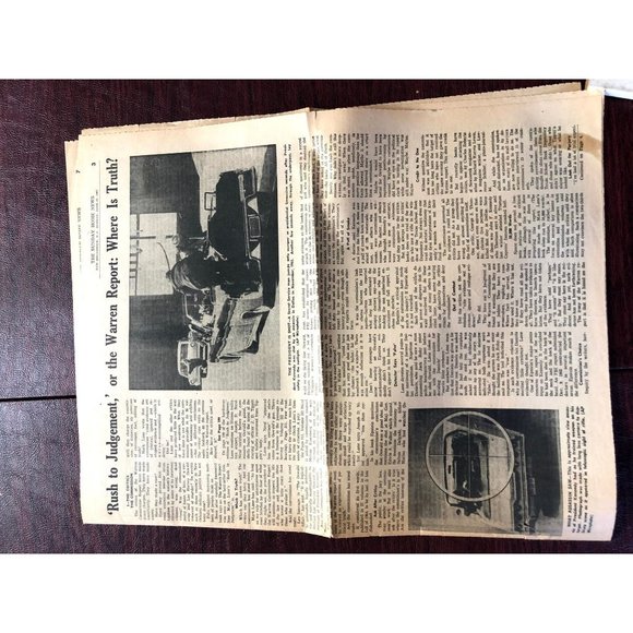 Lot Collection JFK Magazines, Book, Newspaper and Union Pamphlet - Picture 9 of 13